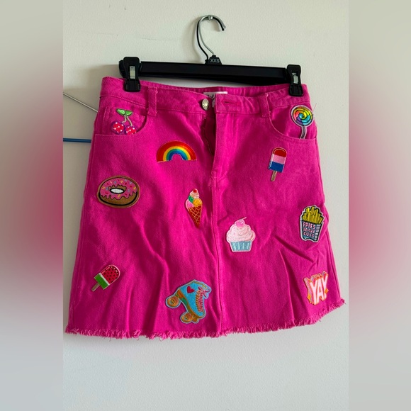 Lola and the boys pink jeans fun skirt, s - Picture 1 of 2